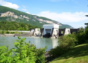Vanne de barrage Vaugris