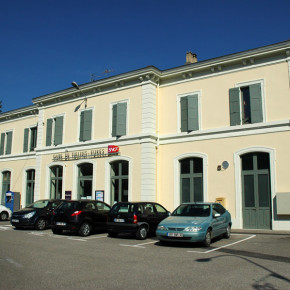 Gare SNCF - Tullins Battaglino - entreprise de peinture - façade ravalement